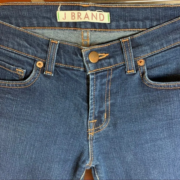 J Brand Blue Jean Cropped Size 27 Cut #208 - Picture 4 of 8